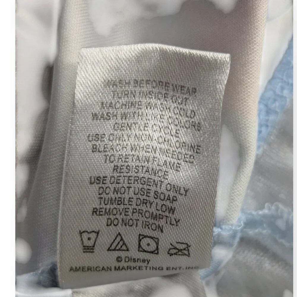 Disney Frozen 2 Elsa Themed Blue Lightweight Nightgown Size 6 - Picture 12 of 12